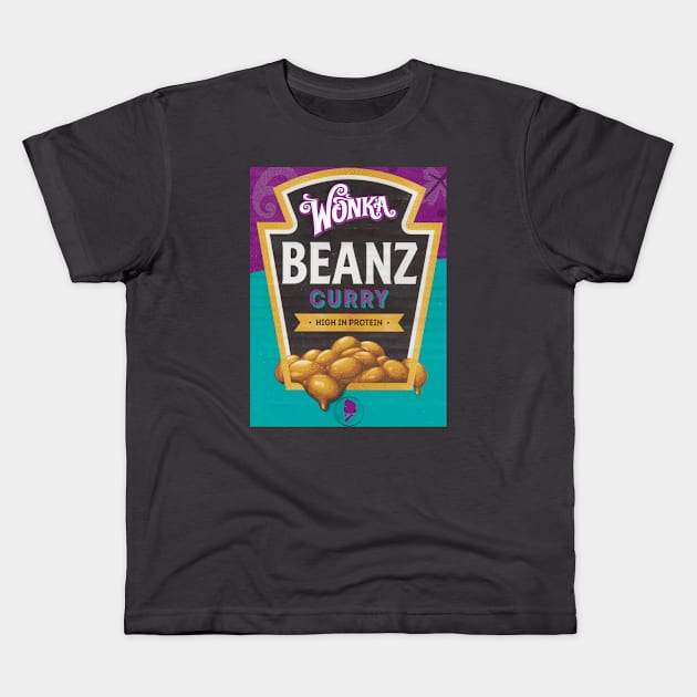 curry beans Kids T-Shirt by jamesecasey